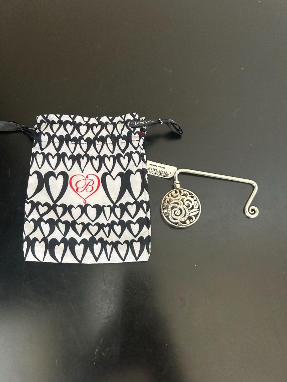 Brighton Deco Rose Handbag Hook. NWT
